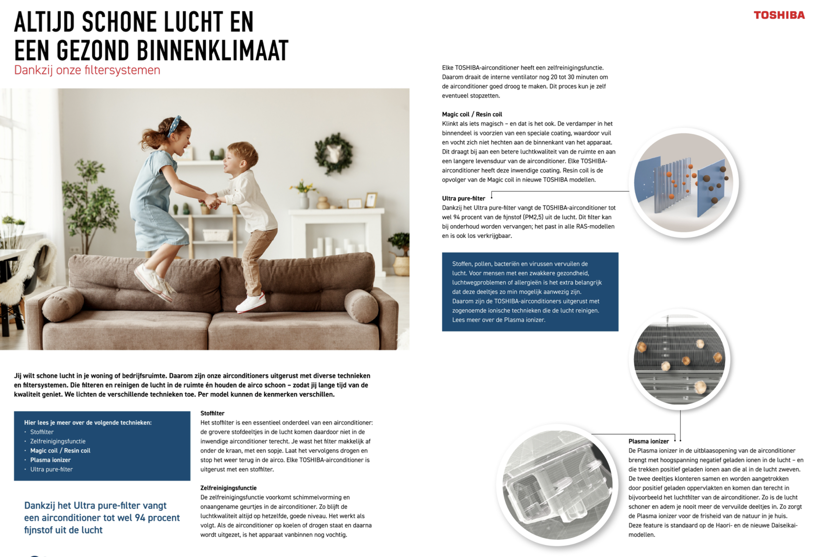 Schone lucht en filters